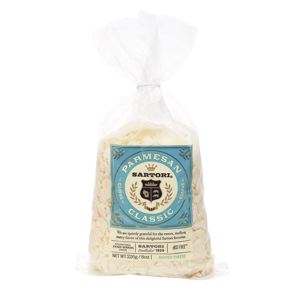Wholesale Sartori Shaved Parmesan Cheese 8 Oz Bag- Bulk