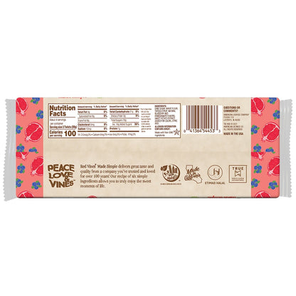Wholesale Made Simple Blueberry Pomegranate Licorice Twists, 12/4oz- Bulk